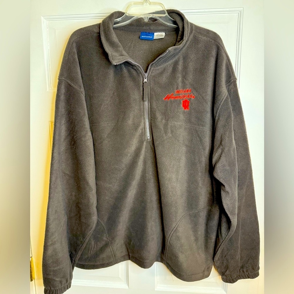 Indiana Hoosiers Old Varsity Brand 1/4 Zip Pullover